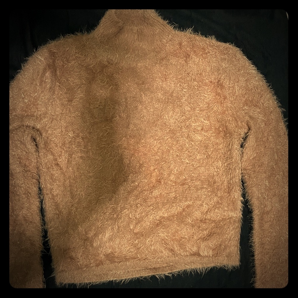 Fluffy tan sweater from Tiger Mist, size medium